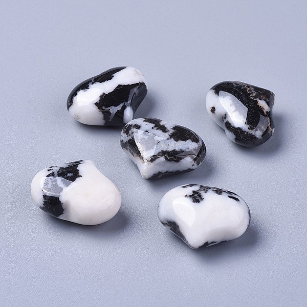PandaHall Natural Zebra Jasper Heart Love Stone, Pocket Palm Stone for Reiki Balancing, 20x25x11~13mm Zebra Jasper Heart
PandaHall Natural Zebra Jasper Heart Love Stone, Pocket Palm Stone for Reiki Balancing, 20x25x11~13mm Zebra Jasper Heart