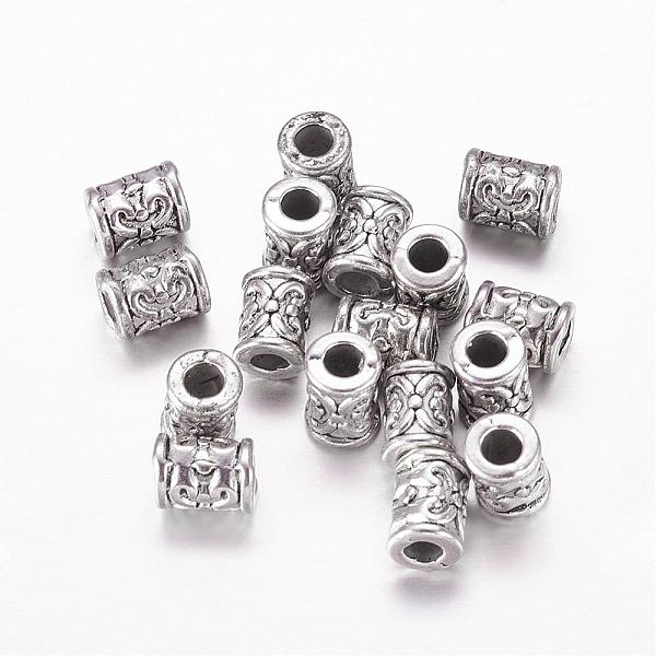 PandaHall Tibetan Style Alloy Beads, Lead Free & Nickel Free & Cadmium Free, Column, Antique Silver, about 7mm long, 5.5mm wide, 5mm thick...
PandaHall Tibetan Style Alloy Beads, Lead Free & Nickel Free & Cadmium Free, Column, Antique Silver, about 7mm long, 5.5mm wide, 5mm thick...