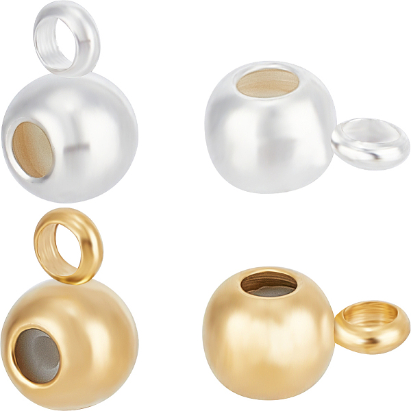 PandaHall Beebeecraft 1 Box 20Pcs Tube Bails 24K Gold & 925 Sterling Silver Plated Column Bail Beads Hanger 4mm Fit Charm with 1.8mm Hole...
PandaHall Beebeecraft 1 Box 20Pcs Tube Bails 24K Gold & 925 Sterling Silver Plated Column Bail Beads Hanger 4mm Fit Charm with 1.8mm Hole...