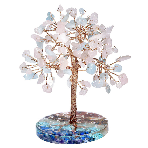 PandaHall Natural Gemstone Chips Tree of Life Decorations, Round Resin Base with Copper Wire Feng Shui Energy Stone Gift for Home Office...
PandaHall Natural Gemstone Chips Tree of Life Decorations, Round Resin Base with Copper Wire Feng Shui Energy Stone Gift for Home Office...