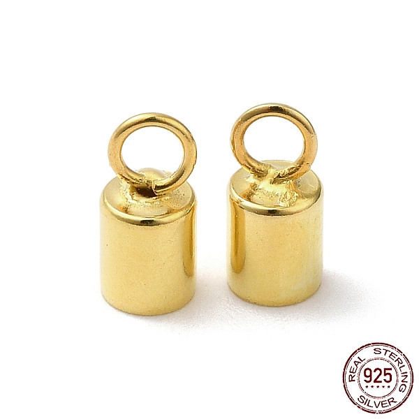 PandaHall 925 Sterling Silver Cord Ends, End Caps, Column, Golden, 8x4mm, Hole: 1.8mm, Inner Diameter: 3.5mm Sterling Silver Column
PandaHall 925 Sterling Silver Cord Ends, End Caps, Column, Golden, 8x4mm, Hole: 1.8mm, Inner Diameter: 3.5mm Sterling Silver Column