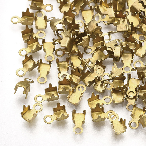 PandaHall Brass Folding Crimp Ends, Fold Over Crimp Cord Ends, Nickel Free, Raw(Unplated), 8x4.5x4.5mm, Hole: 1.2mm, Inner Diameter: 3.5mm...
PandaHall Brass Folding Crimp Ends, Fold Over Crimp Cord Ends, Nickel Free, Raw(Unplated), 8x4.5x4.5mm, Hole: 1.2mm, Inner Diameter: 3.5mm...