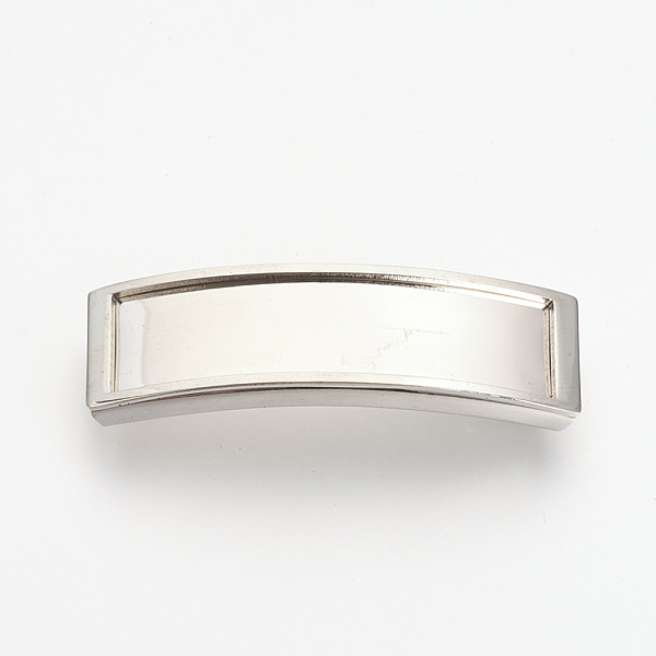 PandaHall 201 Stainless Steel Slide Charms Cabochon Settings, Polished, Rectangle, Stainless Steel Color, Tray: 37x9mm, 42x12x5.5mm, Hole...
PandaHall 201 Stainless Steel Slide Charms Cabochon Settings, Polished, Rectangle, Stainless Steel Color, Tray: 37x9mm, 42x12x5.5mm, Hole...