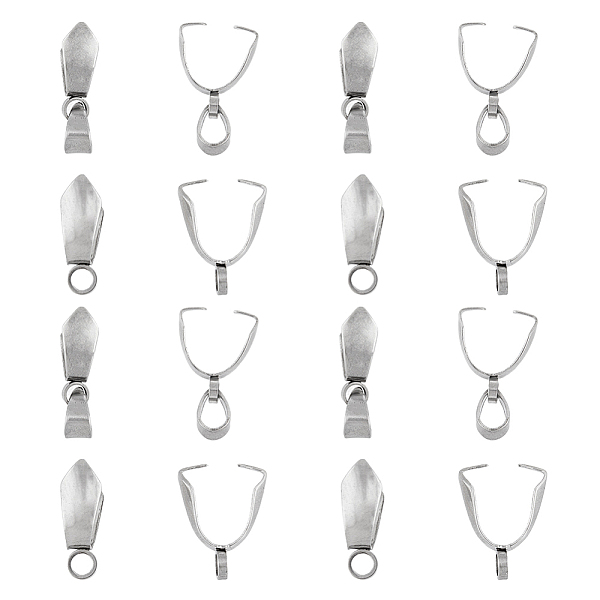 PandaHall SUPERFINDINGS 80Pcs 8 Style 201 Stainless Steel Pendant Pinch Bails, Ice Pick Pinch Bails, Stainless Steel Color...
PandaHall SUPERFINDINGS 80Pcs 8 Style 201 Stainless Steel Pendant Pinch Bails, Ice Pick Pinch Bails, Stainless Steel Color...