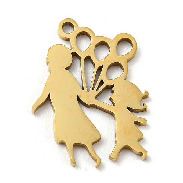PandaHall 201 Stainless Steel Pendants, Laser Cut, Golden, Mother with Child, 17x12.5x1mm, Hole: 1.2mm, 5pcs/bag 201 Stainless Steel Human
PandaHall 201 Stainless Steel Pendants, Laser Cut, Golden, Mother with Child, 17x12.5x1mm, Hole: 1.2mm, 5pcs/bag 201 Stainless Steel Human