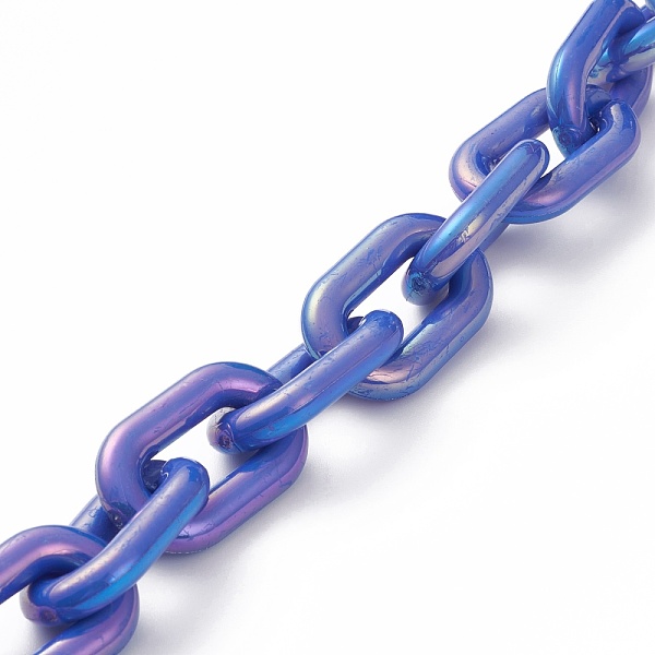 PandaHall Handmade Opaque Acrylic Cable Chains, for Handbag Chain Making, Blue, Links: 31x19x5mm, 39.37 inch(1m)/strand Acrylic Blue
PandaHall Handmade Opaque Acrylic Cable Chains, for Handbag Chain Making, Blue, Links: 31x19x5mm, 39.37 inch(1m)/strand Acrylic Blue