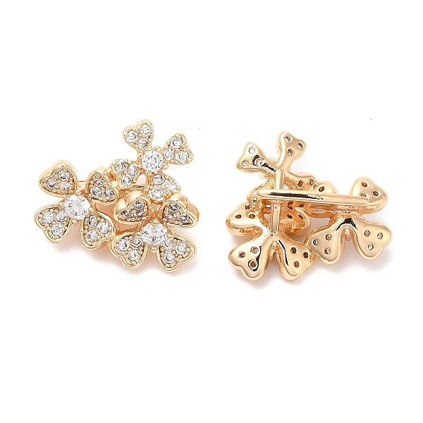 PandaHall Brass Slide Charms, with Glass, Flower, Real 18K Gold Plated, 16x15x9mm, Hole: 1.2mm Brass Flower
PandaHall Brass Slide Charms, with Glass, Flower, Real 18K Gold Plated, 16x15x9mm, Hole: 1.2mm Brass Flower