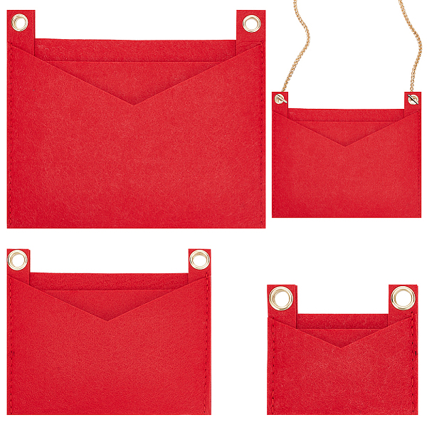 PandaHall WADORN 3Pcs 3 Style Felt Bags Organizer Insert, Mini Envelope Handbag Shaper Premium Felt, with Iron Grommets, Red...
PandaHall WADORN 3Pcs 3 Style Felt Bags Organizer Insert, Mini Envelope Handbag Shaper Premium Felt, with Iron Grommets, Red...