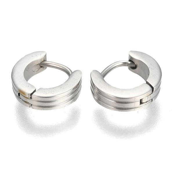 PandaHall Personalized Unisex 304 Stainless Steel Huggie Hoop Earrings, Thick Hoop Earrings, Silver Color Plated, 9x9~10x2.5~3mm, Pin: 0.5mm...
PandaHall Personalized Unisex 304 Stainless Steel Huggie Hoop Earrings, Thick Hoop Earrings, Silver Color Plated, 9x9~10x2.5~3mm, Pin: 0.5mm...