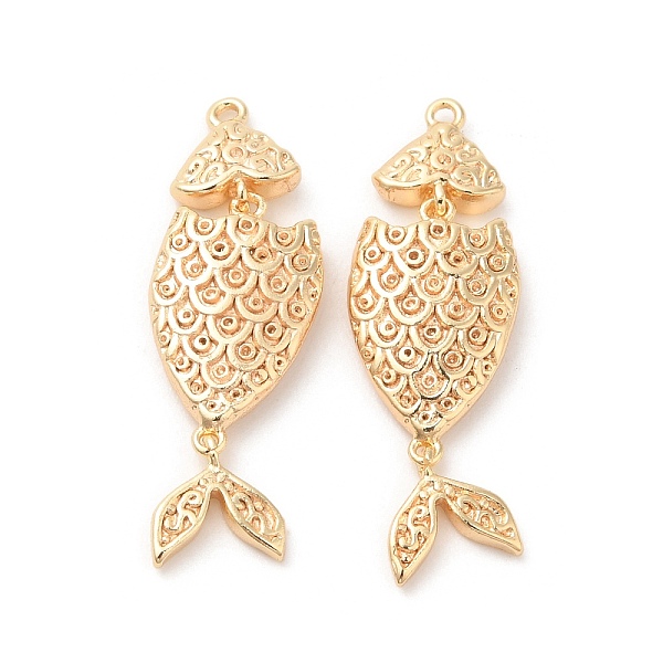 PandaHall Brass Pendants, Fish Charm, Real 18K Gold Plated, 20x8x3mm, Hole: 0.8mm Brass Fish
PandaHall Brass Pendants, Fish Charm, Real 18K Gold Plated, 20x8x3mm, Hole: 0.8mm Brass Fish