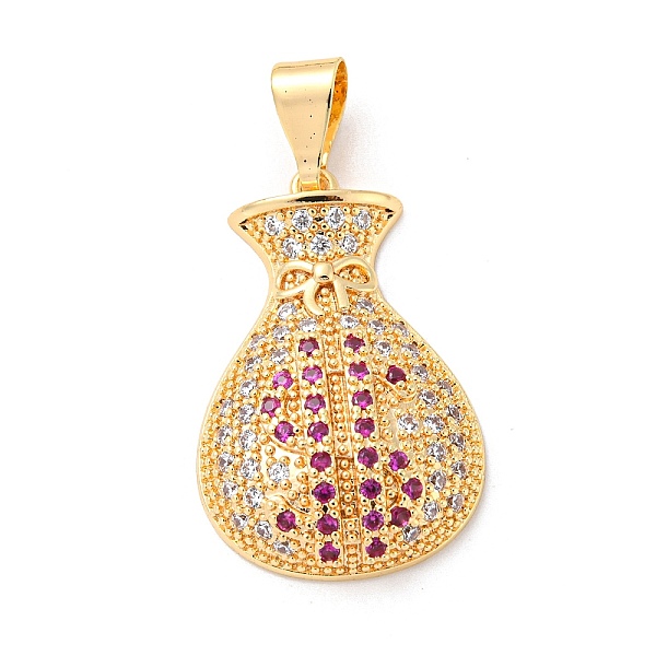 PandaHall Brass Micro Pave Cubic Zirconia Pendants, Long-Lasting Plated, Bag, Golden, 32x21x7mm, Hole: 9.5x4.5mm Brass+Cubic Zirconia Bag..., Purple
PandaHall Brass Micro Pave Cubic Zirconia Pendants, Long-Lasting Plated, Bag, Golden, 32x21x7mm, Hole: 9.5x4.5mm Brass+Cubic Zirconia Bag..., Purple