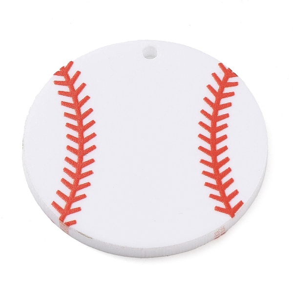 PandaHall Printed Acrylic Pendants, Baseball, White, 34.5x2.5mm, Hole: 1.8mm Acrylic Baseball White
PandaHall Printed Acrylic Pendants, Baseball, White, 34.5x2.5mm, Hole: 1.8mm Acrylic Baseball White