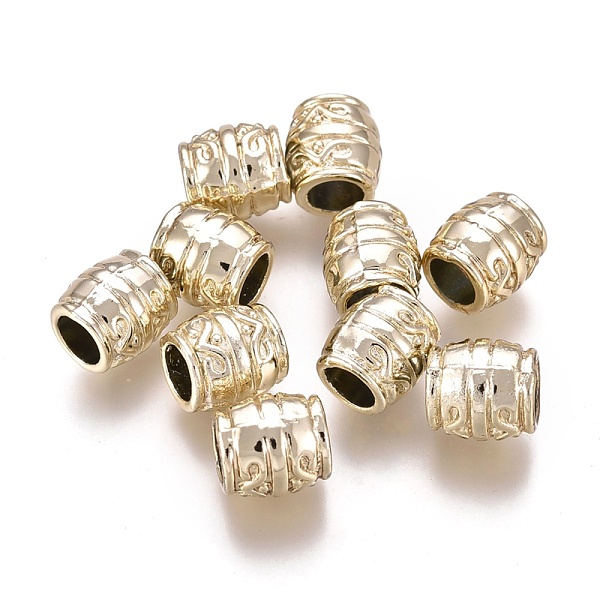 PandaHall Alloy European Beads, Large Hole Beads, Column, Golden, 8x7.5mm, Hole: 4.5mm Alloy Column
PandaHall Alloy European Beads, Large Hole Beads, Column, Golden, 8x7.5mm, Hole: 4.5mm Alloy Column