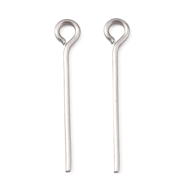 PandaHall 304 Stainless Steel Eye Pin, Stainless Steel Color, 20mm, Hole: 2mm, Pin: 0.7mm 304 Stainless Steel
PandaHall 304 Stainless Steel Eye Pin, Stainless Steel Color, 20mm, Hole: 2mm, Pin: 0.7mm 304 Stainless Steel