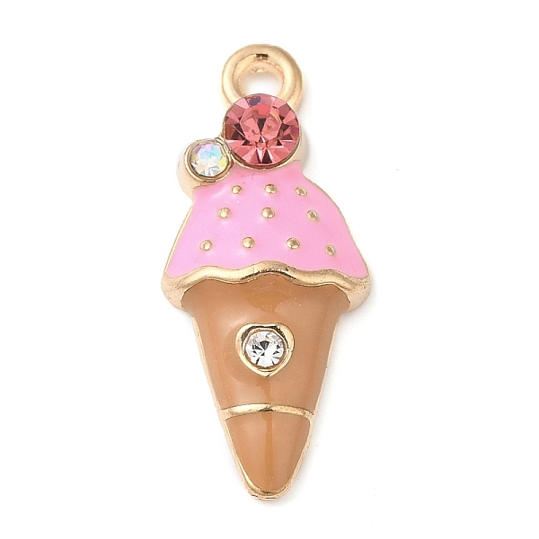 PandaHall Light Gold Plated Alloy Enamel Pendants, with Rhinestone, Long-Lasting Plated, Ice Cream Charm, Pearl Pink, 22.5x9.5x3.5mm, Hole...
PandaHall Light Gold Plated Alloy Enamel Pendants, with Rhinestone, Long-Lasting Plated, Ice Cream Charm, Pearl Pink, 22.5x9.5x3.5mm, Hole...