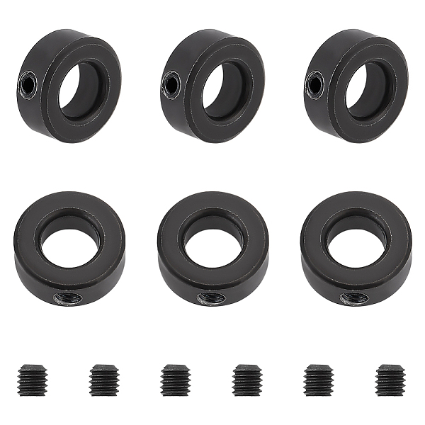 PandaHall UNICRAFTALE 6Pcs 10mm Inner Diameter Electrophoresis Black Carbon Steel Shaft Collar Set Screw Style Bore Shaft Collars Set Screw...
PandaHall UNICRAFTALE 6Pcs 10mm Inner Diameter Electrophoresis Black Carbon Steel Shaft Collar Set Screw Style Bore Shaft Collars Set Screw...