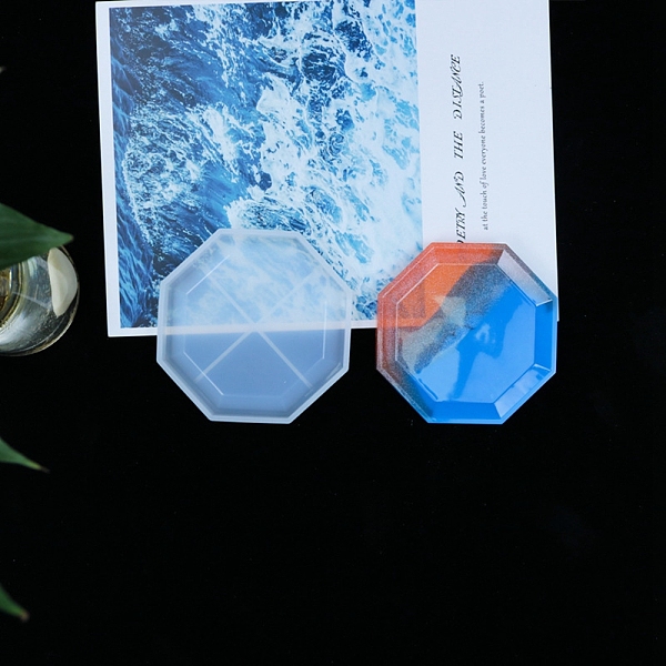 PandaHall Silicone Cup Mats Molds, Resin Casting Molds, For UV Resin, Epoxy Resin Jewelry Making, Coaster, Octagon, White, 111x111x12mm...
PandaHall Silicone Cup Mats Molds, Resin Casting Molds, For UV Resin, Epoxy Resin Jewelry Making, Coaster, Octagon, White, 111x111x12mm...