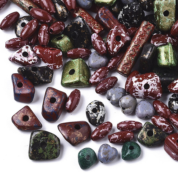 PandaHall Spray Painted Acrylic Beads, Mixed Shapes, Mixed Color, 6~19x4~9x4~6mm, Hole: 1.2~1.8mm Acrylic Mixed Shapes Multicolor
PandaHall Spray Painted Acrylic Beads, Mixed Shapes, Mixed Color, 6~19x4~9x4~6mm, Hole: 1.2~1.8mm Acrylic Mixed Shapes Multicolor