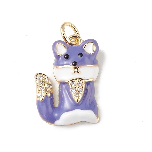 PandaHall Rack Plating Brass Micro Pave Cubic Zirconia Pendants, with Enamel & Jump Ring, Lead Free & Cadmium Free, Long-Lasting Plated, Fox...
PandaHall Rack Plating Brass Micro Pave Cubic Zirconia Pendants, with Enamel & Jump Ring, Lead Free & Cadmium Free, Long-Lasting Plated, Fox...