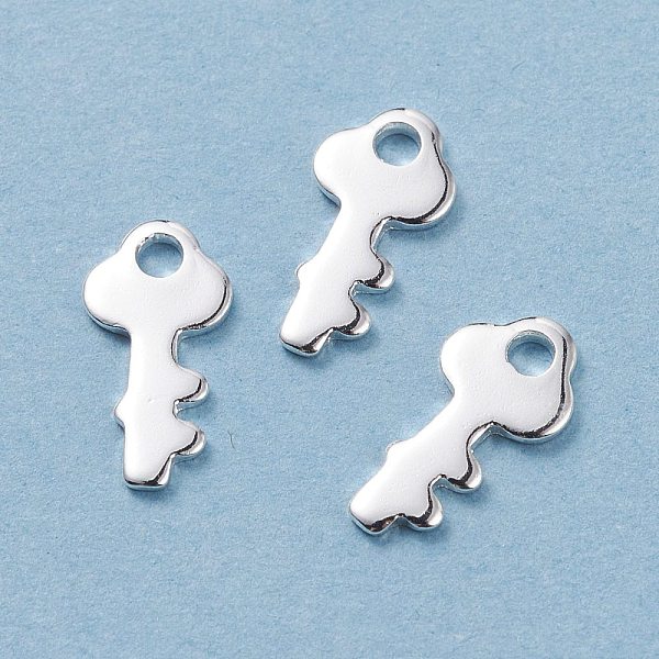 PandaHall 304 Stainless Steel Charms, Key, Silver, 13x6.5x1.5mm, Hole: 1.5mm 304 Stainless Steel Key
PandaHall 304 Stainless Steel Charms, Key, Silver, 13x6.5x1.5mm, Hole: 1.5mm 304 Stainless Steel Key