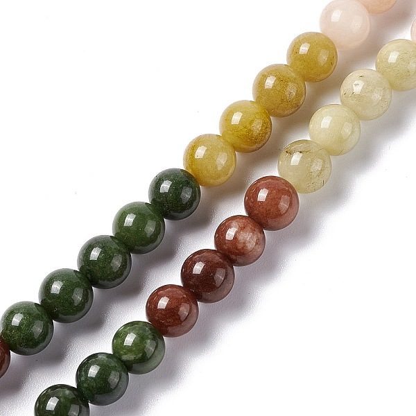 PandaHall Natural White Jade Beads Strands, Dyed, Round, 6.5mm, Hole: 1mm, about 62pcs/strand, 15.16''(38.5cm) White Jade Round
PandaHall Natural White Jade Beads Strands, Dyed, Round, 6.5mm, Hole: 1mm, about 62pcs/strand, 15.16''(38.5cm) White Jade Round