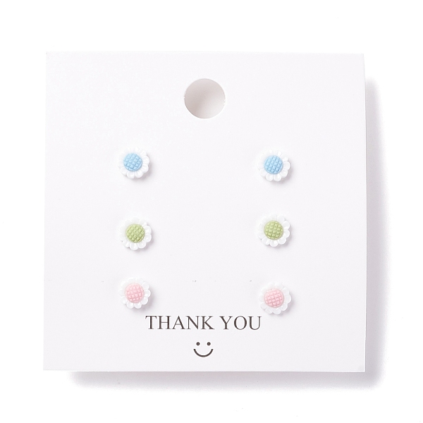 PandaHall Sunflower Resin Stud Earrings Set for Girl Women, with 925 Sterling Silver Plated Pins, Mixed Color, 7.5x3mm, Pin: 0.7mm, 3..., Multicolor
PandaHall Sunflower Resin Stud Earrings Set for Girl Women, with 925 Sterling Silver Plated Pins, Mixed Color, 7.5x3mm, Pin: 0.7mm, 3..., Multicolor