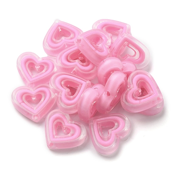 PandaHall Acrylic Beads, Bead in Bead, Heart, Pearl Pink, 19.5x23x6mm, Hole: 3mm, about 280pcs/500g Acrylic Heart
PandaHall Acrylic Beads, Bead in Bead, Heart, Pearl Pink, 19.5x23x6mm, Hole: 3mm, about 280pcs/500g Acrylic Heart