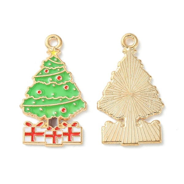 PandaHall Christmas Alloy Enamel Pendants, Golden, Christmas Tree, 28.5x16.5x1mm, Hole: 1.8mm Alloy+Enamel Christmas Tree
PandaHall Christmas Alloy Enamel Pendants, Golden, Christmas Tree, 28.5x16.5x1mm, Hole: 1.8mm Alloy+Enamel Christmas Tree