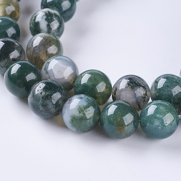 PandaHall Natural Moss Agate Beads Strands, Round, 8mm, Hole: 1mm, about 46pcs/strand, 14.7 inch(37.4cm) Moss Agate Round
PandaHall Natural Moss Agate Beads Strands, Round, 8mm, Hole: 1mm, about 46pcs/strand, 14.7 inch(37.4cm) Moss Agate Round