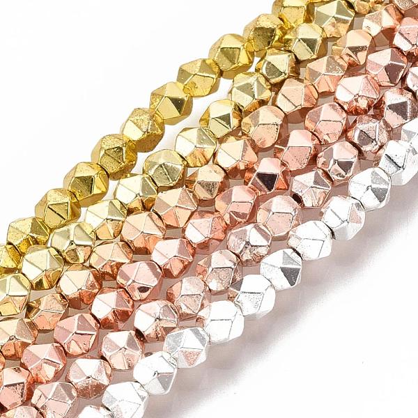 PandaHall Electroplate Non-magnetic Synthetic Hematite Beads Strands, Faceted, Round, Mixed Color, 3x3x3mm, Hole: 0.8mm, about 131pcs/strand...
PandaHall Electroplate Non-magnetic Synthetic Hematite Beads Strands, Faceted, Round, Mixed Color, 3x3x3mm, Hole: 0.8mm, about 131pcs/strand...