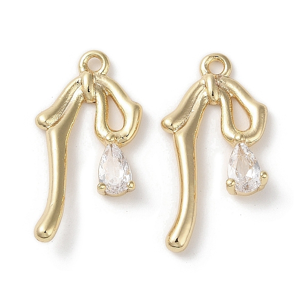PandaHall Brass Micro Pave Clear Cubic Zirconia Pendants, Bowknot, Real 18K Gold Plated, 20x10x3mm, Hole: 1.3mm Brass+Cubic Zirconia Bowknot...
PandaHall Brass Micro Pave Clear Cubic Zirconia Pendants, Bowknot, Real 18K Gold Plated, 20x10x3mm, Hole: 1.3mm Brass+Cubic Zirconia Bowknot...