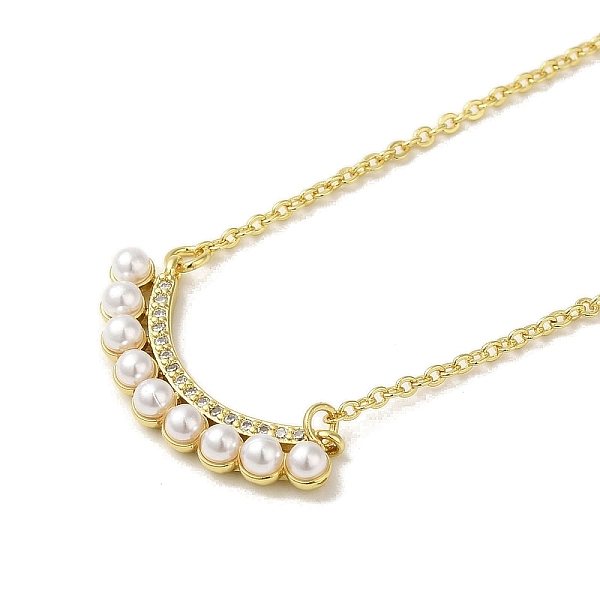 PandaHall Brass Micro Pave Clear Cubic Zirconia Pendant Necklaces, with Plastic Beads, Cable Chain Necklaces, Real 18K Gold Plated, 16.77...
PandaHall Brass Micro Pave Clear Cubic Zirconia Pendant Necklaces, with Plastic Beads, Cable Chain Necklaces, Real 18K Gold Plated, 16.77...