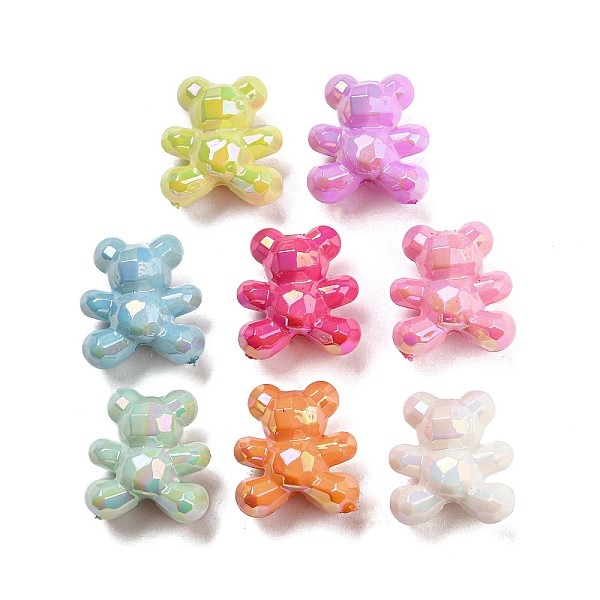 PandaHall UV Plating Opaque Acrylic Faceted Beads, AB Color Plated, Iridescent Bear, Mixed Color, 18~18.5x17x12mm, Hole: 2.2mm Acrylic Bees..., Multicolor
PandaHall UV Plating Opaque Acrylic Faceted Beads, AB Color Plated, Iridescent Bear, Mixed Color, 18~18.5x17x12mm, Hole: 2.2mm Acrylic Bees..., Multicolor