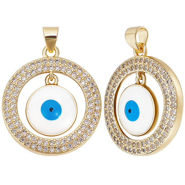 PandaHall Beebeecraft 5Pcs Eco-friendly Brass Micro Pave Cubic Zirconia Pendants, with Enamel, Long-Lasting Plated, Real 18K Gold Plated..., White
PandaHall Beebeecraft 5Pcs Eco-friendly Brass Micro Pave Cubic Zirconia Pendants, with Enamel, Long-Lasting Plated, Real 18K Gold Plated..., White