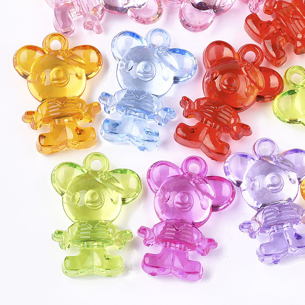PandaHall Transparent Acrylic Pendants, Bear, Mixed Color, 36x25.5x14mm, Hole: 3mm, about 115pcs/500g Acrylic Bear Multicolor
PandaHall Transparent Acrylic Pendants, Bear, Mixed Color, 36x25.5x14mm, Hole: 3mm, about 115pcs/500g Acrylic Bear Multicolor