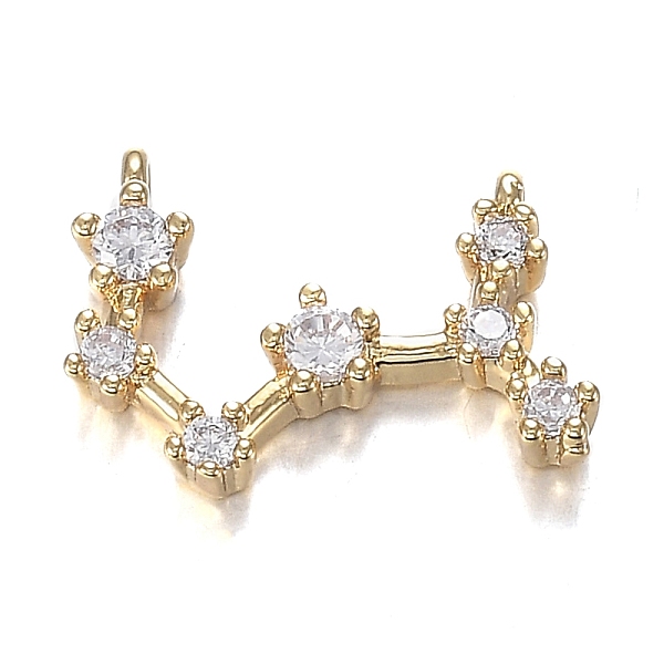 PandaHall Brass Micro Clear Cubic Zirconia Pendants, Long-Lasting Plated, Real 18K Gold Plated, Constellations, Clear, Scorpio, 9x15x2.6mm...
PandaHall Brass Micro Clear Cubic Zirconia Pendants, Long-Lasting Plated, Real 18K Gold Plated, Constellations, Clear, Scorpio, 9x15x2.6mm...