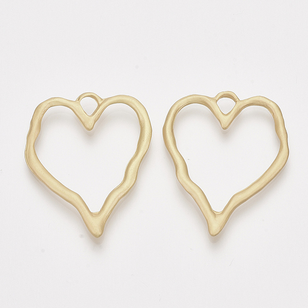 PandaHall Alloy Open Back Bezel Pendants, For DIY UV Resin, Epoxy Resin, Pressed Flower Jewelry, Heart, Matte Gold Color, 37x29x2mm, Hole...
PandaHall Alloy Open Back Bezel Pendants, For DIY UV Resin, Epoxy Resin, Pressed Flower Jewelry, Heart, Matte Gold Color, 37x29x2mm, Hole...