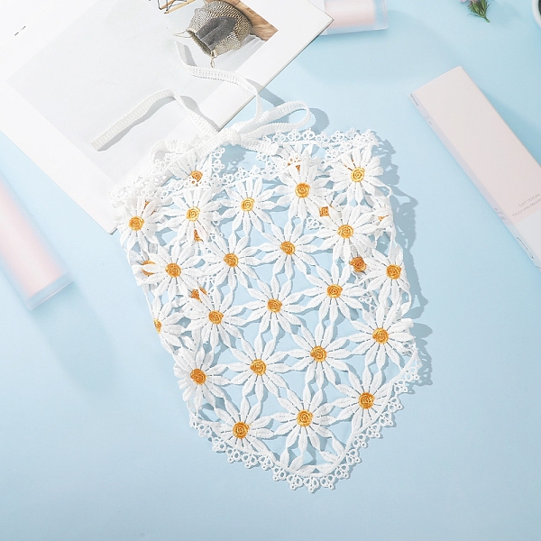 PandaHall Flower Decor Triangle Crochet Bandanas, Hollow Out Headwear Headband, Boho Floral Embroidered Kerchief, Gold, 460x350mm Cloth Gold
PandaHall Flower Decor Triangle Crochet Bandanas, Hollow Out Headwear Headband, Boho Floral Embroidered Kerchief, Gold, 460x350mm Cloth Gold
