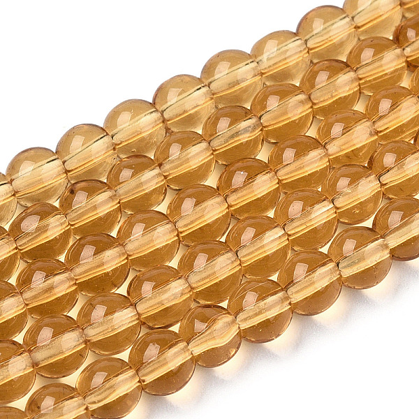 PandaHall Transparent Glass Beads Strands, Round, Goldenrod, 4~4.5mm, Hole: 0.8mm, about 97~99pcs/strand, 14.76 inch~14.96 inch(37.5~38cm)..., Gold
PandaHall Transparent Glass Beads Strands, Round, Goldenrod, 4~4.5mm, Hole: 0.8mm, about 97~99pcs/strand, 14.76 inch~14.96 inch(37.5~38cm)..., Gold