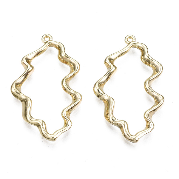 PandaHall Rack Plating Alloy Pendants, Cadmium Free & Lead Free, Twist, Light Gold, 38x22x3.5mm, Hole: 1.4mm Alloy Twist
PandaHall Rack Plating Alloy Pendants, Cadmium Free & Lead Free, Twist, Light Gold, 38x22x3.5mm, Hole: 1.4mm Alloy Twist
