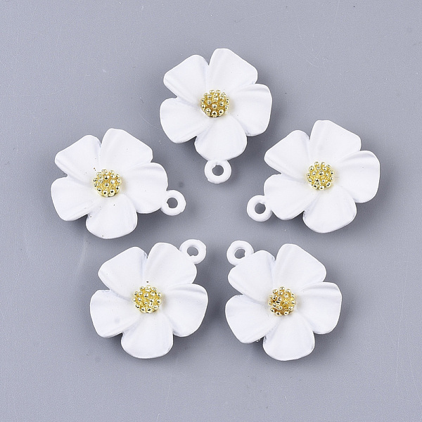 PandaHall Spray Painted Alloy Pendants, Flower, White, 23.5x19.5x6mm, Hole: 1.8mm Alloy Flower White
PandaHall Spray Painted Alloy Pendants, Flower, White, 23.5x19.5x6mm, Hole: 1.8mm Alloy Flower White
