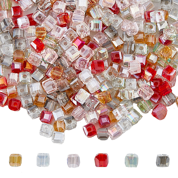 PandaHall DICOSMETIC 300Pcs 6 Colors 4mm Square Glass Beads Faceted Cube Crystal Beads Glass Cube Spacer Beads Transparent Glass Beads..., Multicolor
PandaHall DICOSMETIC 300Pcs 6 Colors 4mm Square Glass Beads Faceted Cube Crystal Beads Glass Cube Spacer Beads Transparent Glass Beads..., Multicolor