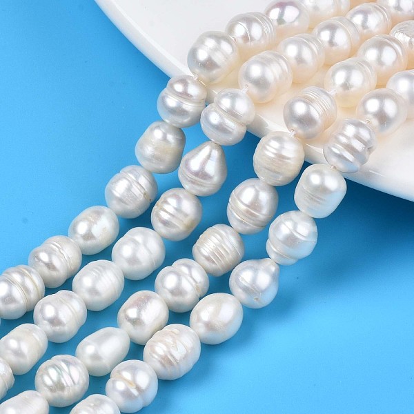 PandaHall Natural Cultured Freshwater Pearl Beads Strands, Rice, Seashell Color, 8.5~10.5x7.5~8.5mm, Hole: 0.8mm, about 17~18pcs/strand...
PandaHall Natural Cultured Freshwater Pearl Beads Strands, Rice, Seashell Color, 8.5~10.5x7.5~8.5mm, Hole: 0.8mm, about 17~18pcs/strand...