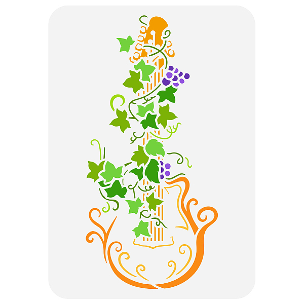 PandaHall FINGERINSPIRE Guitar Stencil for Painting 8.3x11.7inch Reusable Guitar with Vine Painting Template DIY Craft Guitar with Ivy...
PandaHall FINGERINSPIRE Guitar Stencil for Painting 8.3x11.7inch Reusable Guitar with Vine Painting Template DIY Craft Guitar with Ivy...
