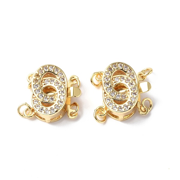 PandaHall Rack Plating Brass Micro Pave Clear Cubic Zirconia Box Clasps, 2-Strand, 4-Hole, Long-Lasting Plated, Double Number 0, Real 18K...
PandaHall Rack Plating Brass Micro Pave Clear Cubic Zirconia Box Clasps, 2-Strand, 4-Hole, Long-Lasting Plated, Double Number 0, Real 18K...