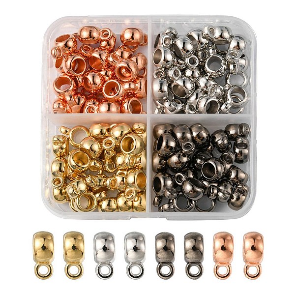 PandaHall 4 Colors CCB Plastic Tube Bails, Loop Bails, Rondelle Hanger Links, Mixed Color, 12x8x5mm, Hole: 1.8mm, Inner Diameter: 4.8mm...
PandaHall 4 Colors CCB Plastic Tube Bails, Loop Bails, Rondelle Hanger Links, Mixed Color, 12x8x5mm, Hole: 1.8mm, Inner Diameter: 4.8mm...