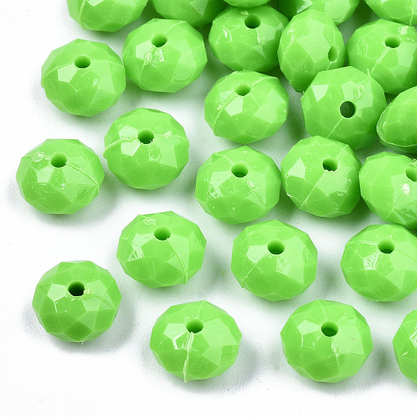 PandaHall Opaque Acrylic Beads, Faceted, Rondelle, Lime Green, 8x5mm, Hole: 1.2mm, about 2581pcs/445g Acrylic Rondelle
PandaHall Opaque Acrylic Beads, Faceted, Rondelle, Lime Green, 8x5mm, Hole: 1.2mm, about 2581pcs/445g Acrylic Rondelle