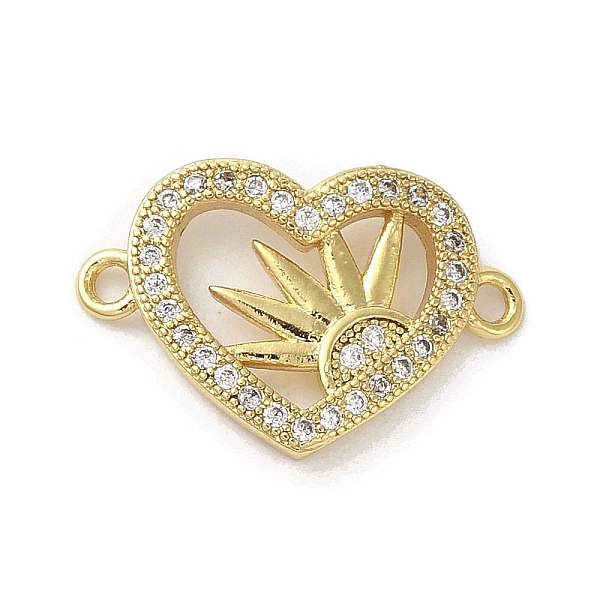 PandaHall Rack Plating Brass Micro Pave Clear Cubic Zirconia Heart with Sun Connector Charms, Real, Long-Lasting Plated, Cadmium Free & Lead...
PandaHall Rack Plating Brass Micro Pave Clear Cubic Zirconia Heart with Sun Connector Charms, Real, Long-Lasting Plated, Cadmium Free & Lead...
