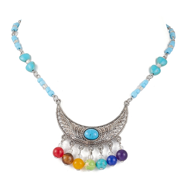 PandaHall Gemstone Pendant Necklaces, with Glass Seed Bead, Colorful, 17.52 inch(44.5cm) Glass
PandaHall Gemstone Pendant Necklaces, with Glass Seed Bead, Colorful, 17.52 inch(44.5cm) Glass