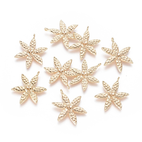 PandaHall Brass Pendant Rhinestone Settings, Flower, Real 18K Gold Plated, 22.5x17x2mm, Hole: 1mm, Fit For 2.7mm Rhinestone Brass Flower
PandaHall Brass Pendant Rhinestone Settings, Flower, Real 18K Gold Plated, 22.5x17x2mm, Hole: 1mm, Fit For 2.7mm Rhinestone Brass Flower